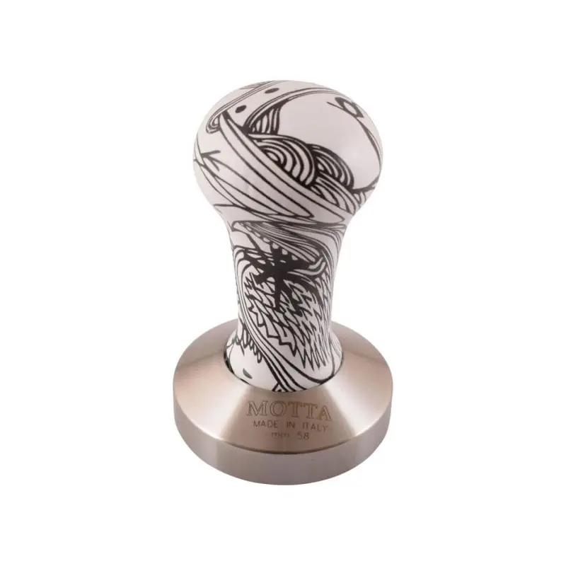 Motta 58Mm Espresso Tamper With Decorative Handle 1