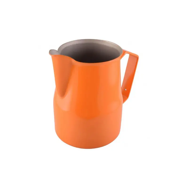 Motta 750 Ml Orange Teflon-Coated Milk Frothing Jug 1