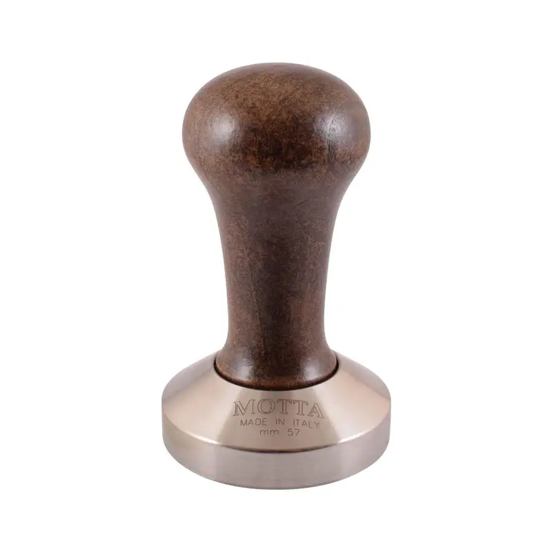 Motta Wooden Espresso Tamper – 57 Mm Flat Base 1
