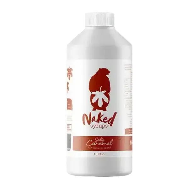 Naked Syrups Salty Caramel Sauce – 1 Liter 1
