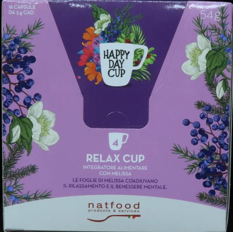 Natfood K-Cup Relax Herbal Tea Pods – Pack Of 18 1