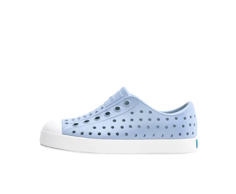 Native Jefferson Kids Sneakers – Skyway Blue And Shell White 1