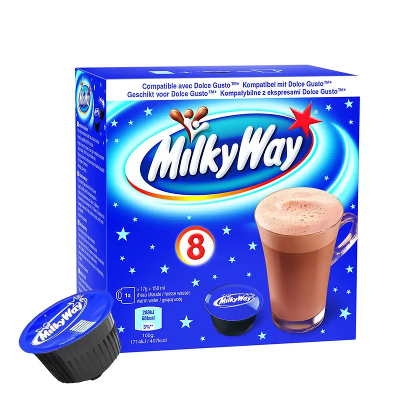 Nescafé Dolce Gusto Milky Way Chocolate Capsules – 8-Capsule Box (120 G) 1