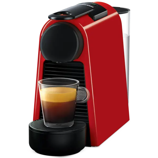 Nespresso Essenza Mini Espresso Machine – Ruby Red Finish 1