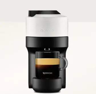 Nespresso Vertuo Pop Coconut White Capsule-Compatible Brewer 1