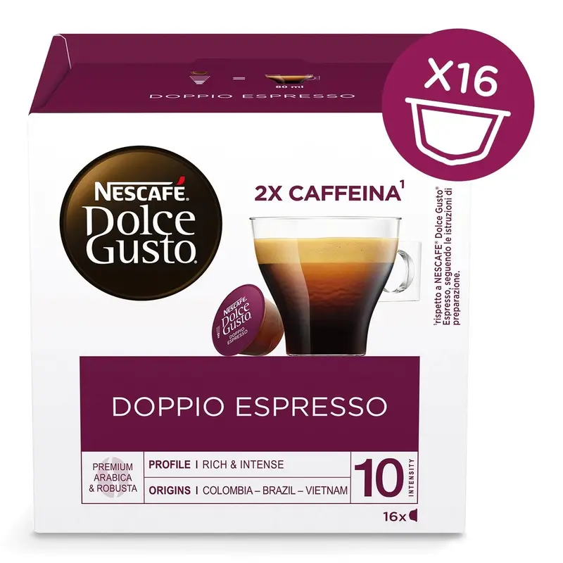 Nestlé Dolce Gusto Doppio Capsule Pack – 16 Capsules 1