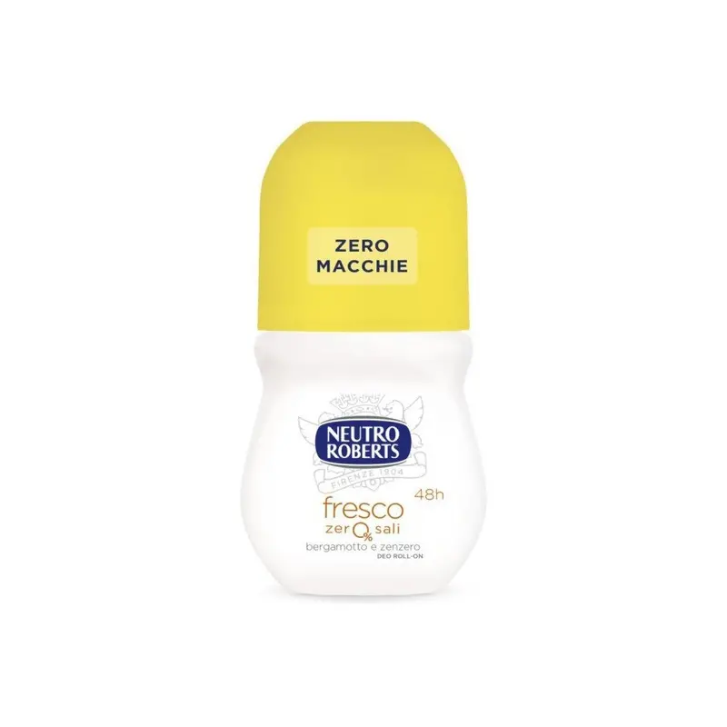 Neutro Roberts Bergamot & Ginger Roll-On Deodorant – 48-Hour Freshness, Italian-Made 1