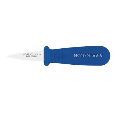 Nogent Blue Polypropylene Oyster Knife – Artisan-Forged In France 1