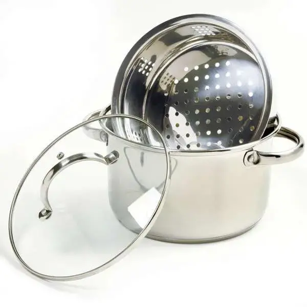 Norpro Stainless Steel Steamer Cooker Set (3-Piece) 1