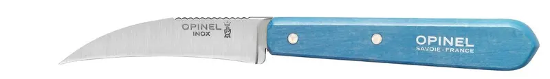 Opinel No. 114 Paring Knife – Sky Blue Handle (Stainless Steel + Beechwood) 1