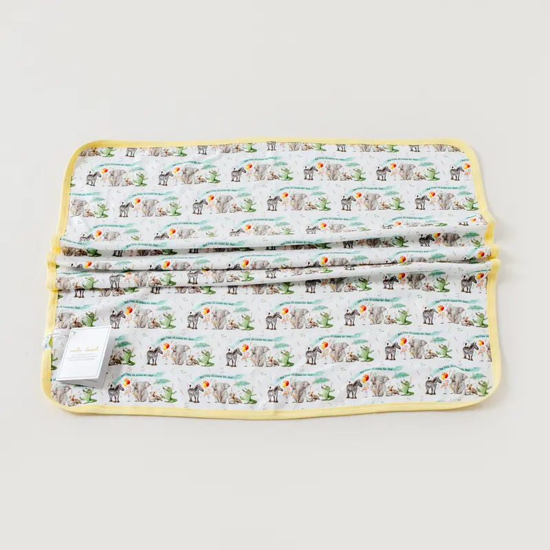 Organic Cotton Zoo-Themed Baby Blanket – 'And They All Asked For You' 1