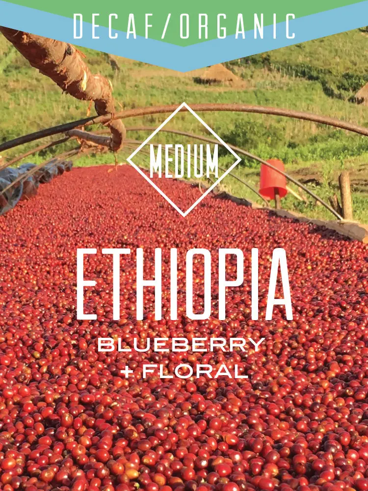 Organic Ethiopian Sidamo Natural Decaf Coffee 1