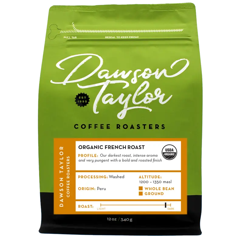 Organic French Roast Dark Coffee 1