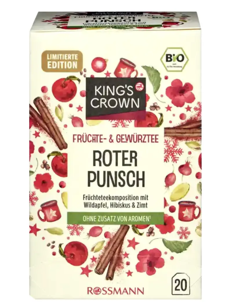 Organic Red Punch Fruit & Spice Tea – 20 Antioxidant-Rich Tea Bags 1