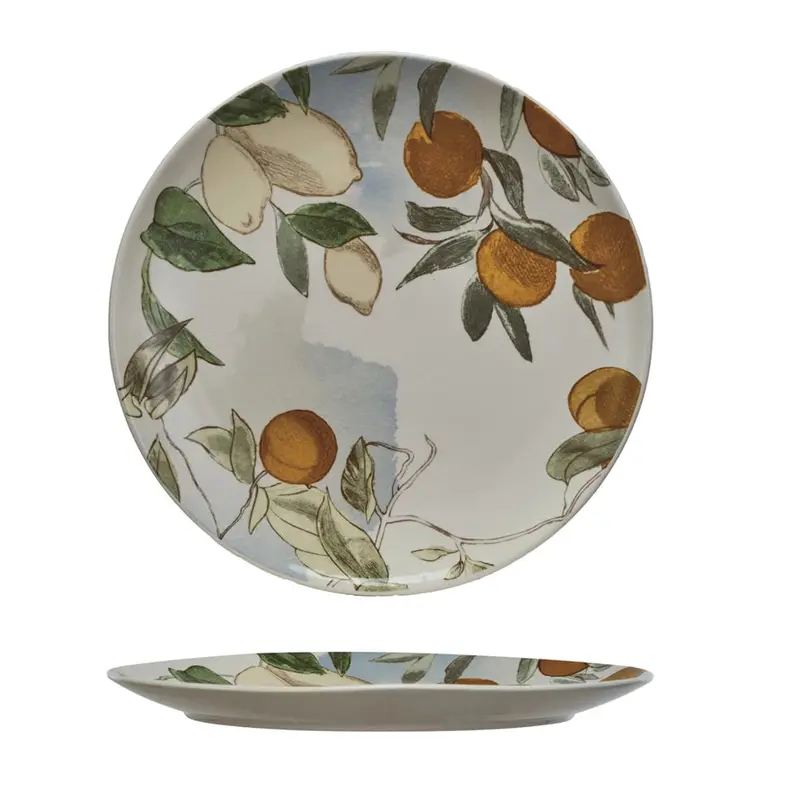 Oversized 13-Inch Stoneware Serving Platter 1