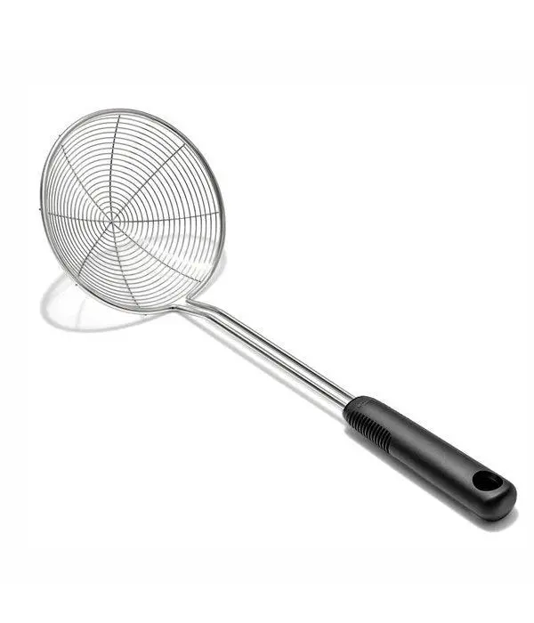 Oxo Stainless Steel Slotted Turner – 34 Cm, Heat-Resistant Handle 1