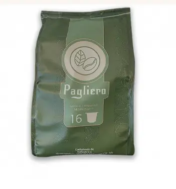 Pagliero Amaretto Soluble Coffee Pods – Nespresso-Compatible – 16-Pack 1