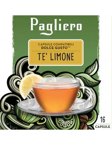 Pagliero Dolce Gusto Compatible Capsules – Lemon Tea (16-Pack) 1