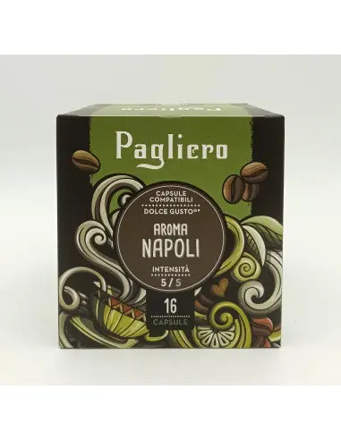 Pagliero Dolce Gusto Napoli Espresso Coffee Pods (16-Pack) 1