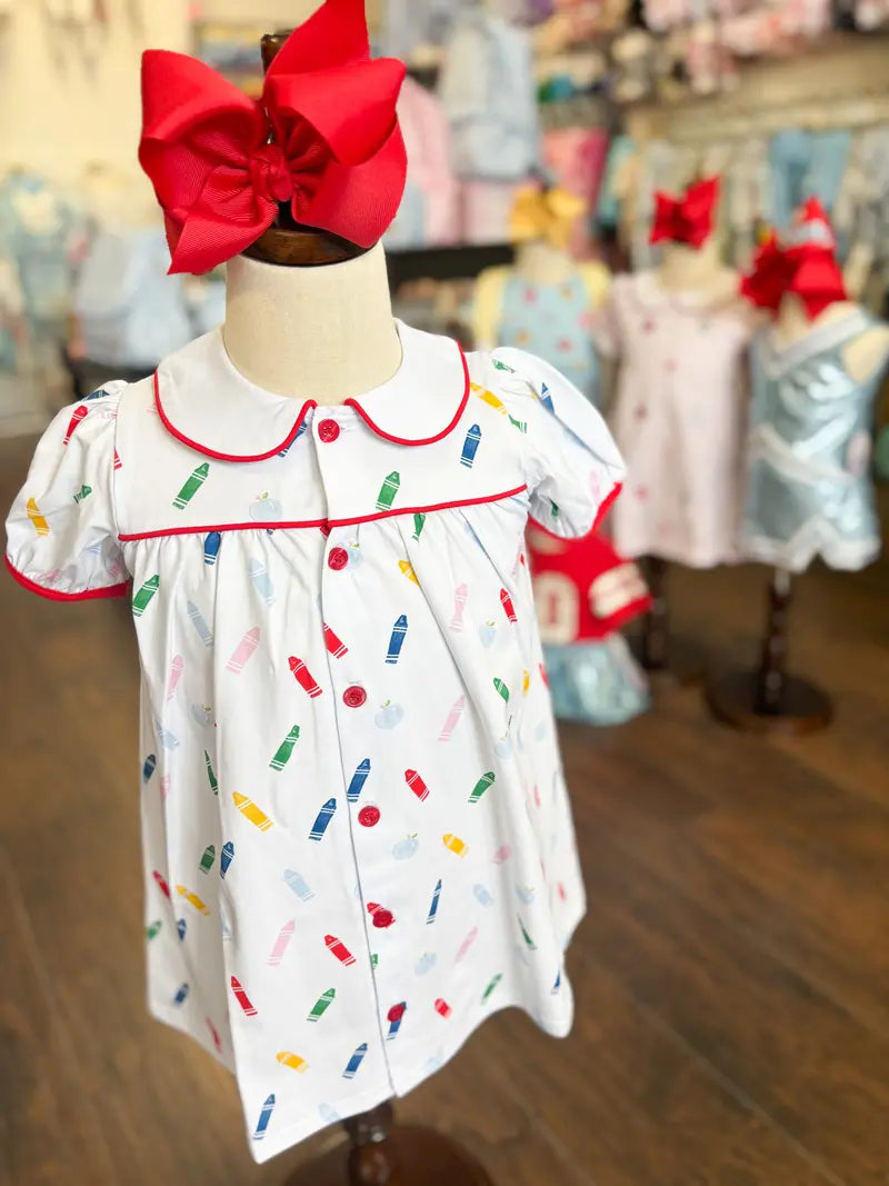 Paisley Print 'Color My World' Girls Dress 1
