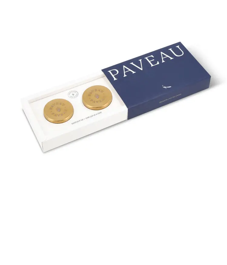 Paveau Gold-Plated Bottle Stopper Set – Two-Piece Luxe Bar Accessory 1