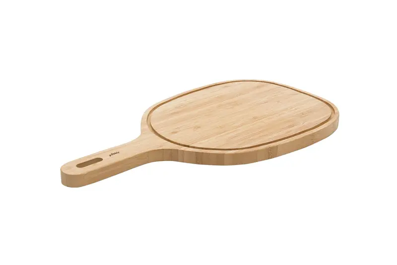 Pebbly Large Cutting Board With Comfort Grip Handle 1