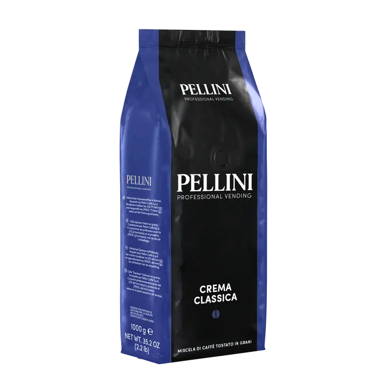 Pellicano Crema Classica Whole Bean Coffee – 1Kg Bag 1