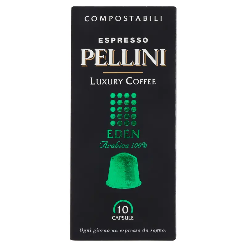 Pellini Eden Arabica Capsules – 100% Arabica, Nespresso® Compatible 1