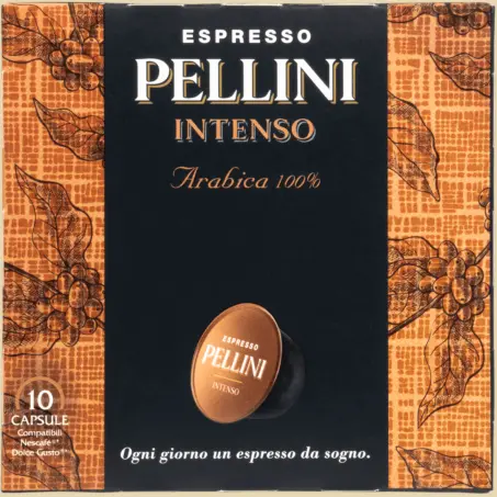 Pellini Intenso Espresso Capsules – Dolce Gusto Compatible, 10-Pack 1