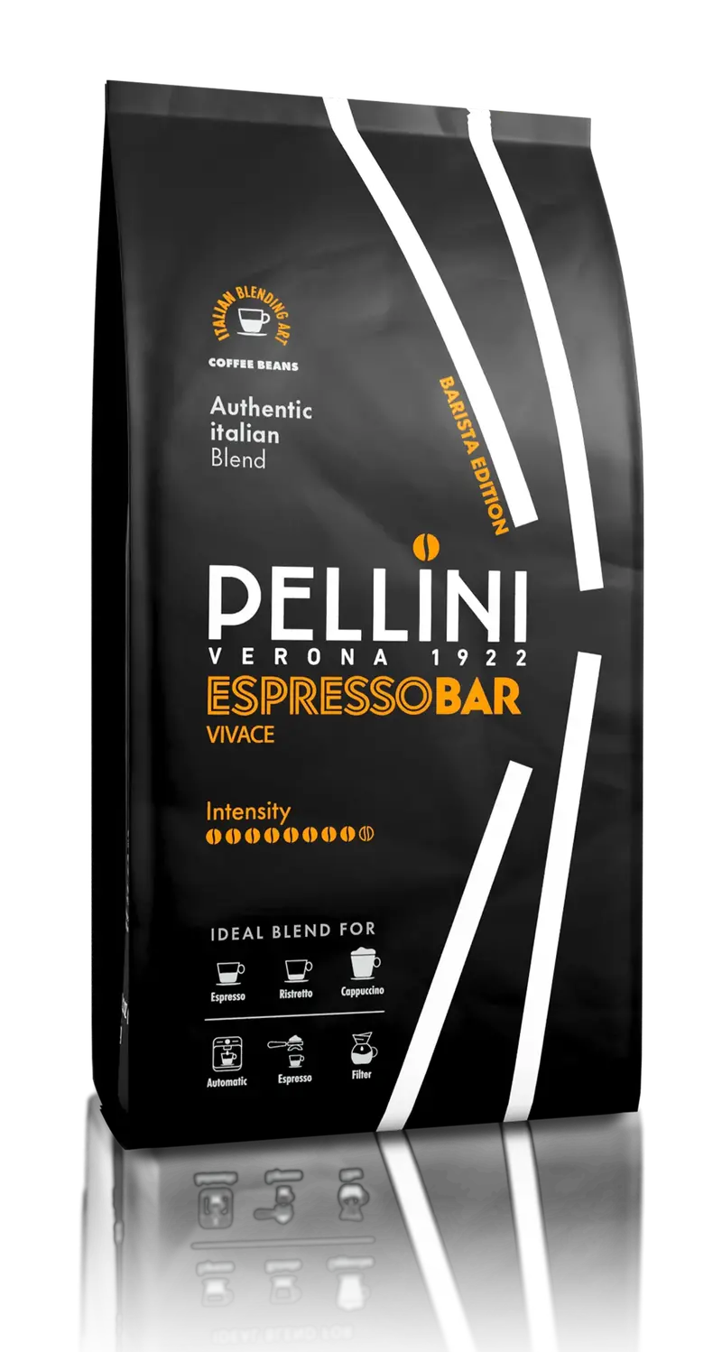 Pellini Vivace Espresso Beans – 1 Kg Bag, Italian Roast 1