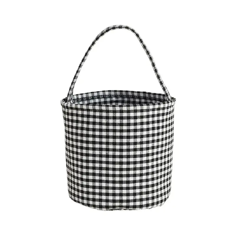 Personalized Checkered Halloween Basket – Ready-To-Gift Treat Container 4