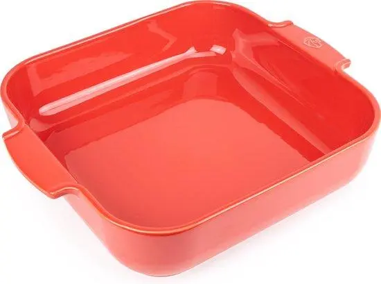 Peugeot Appolia Large Square Baking Pan – 36 Cm, Crimson Red 1