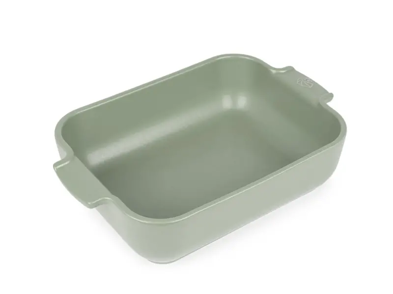 Peugeot Appolia Rectangular Ceramic Casserole Dish – Forest Green, 32 Cm 1
