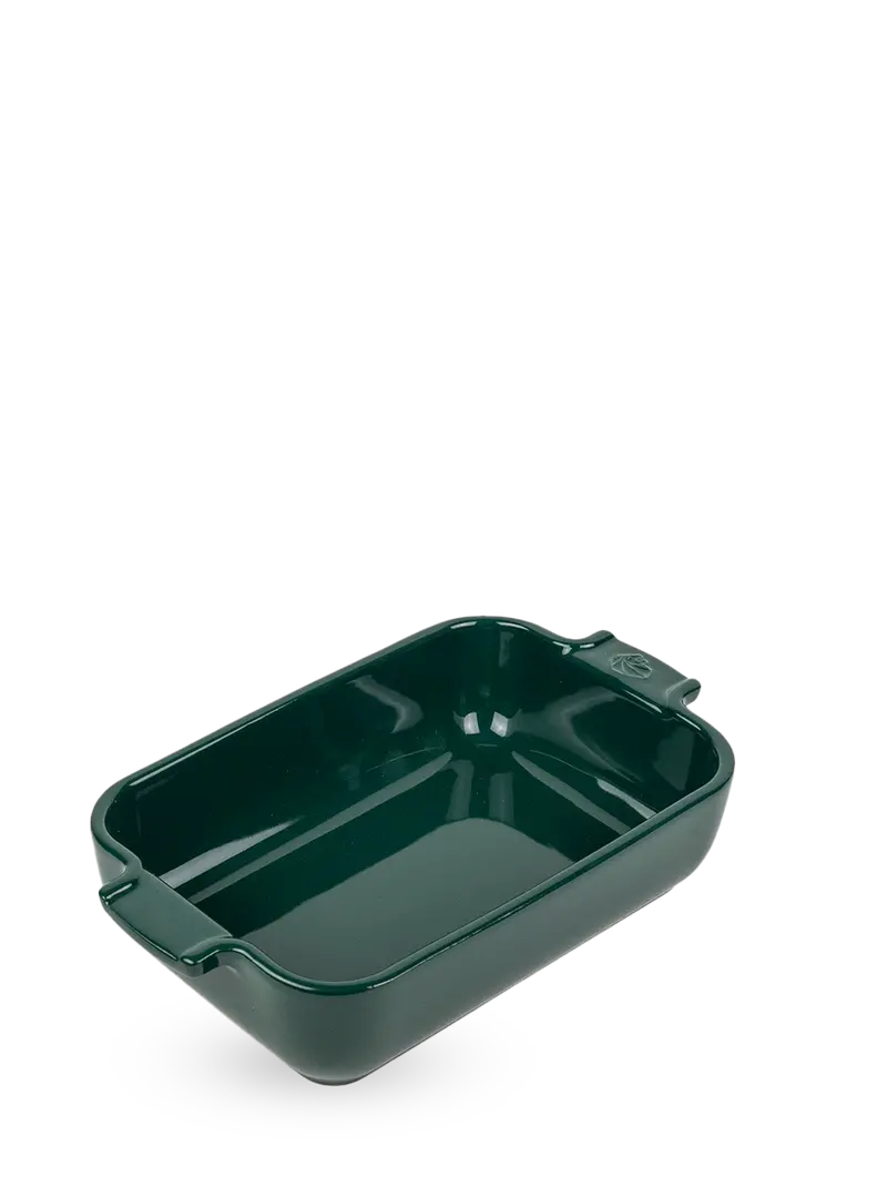 Peugeot Appolia Rectangular Oven Dish – 22 Cm, Forest Green Ceramic 1