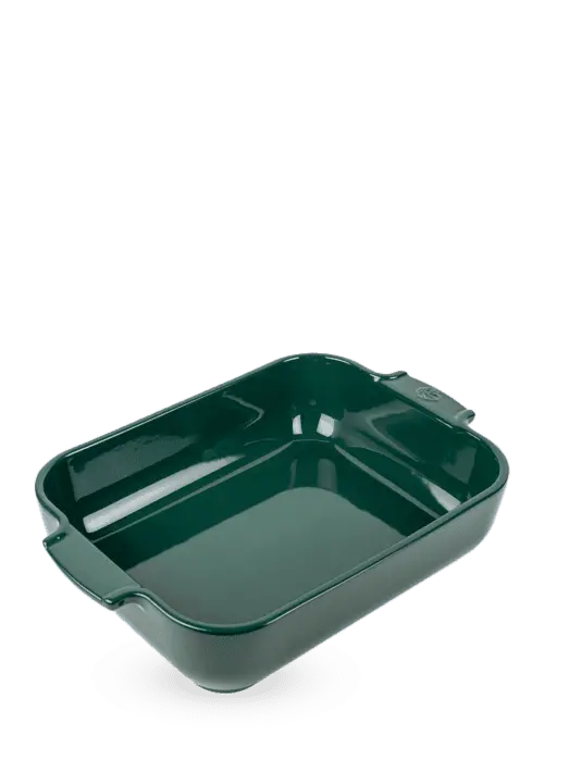 Peugeot Appolia Rectangular Oven Dish – 32 Cm, Forest Green Ceramic 1