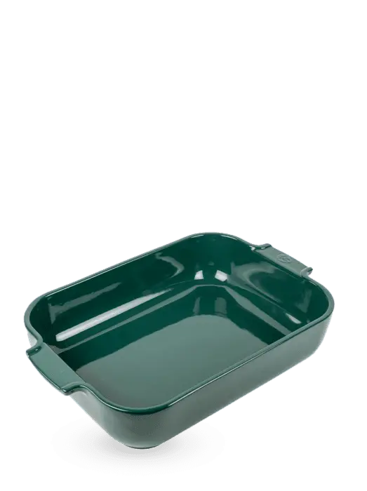 Peugeot Appolia Rectangular Oven Dish – 36 Cm, Forest Green Ceramic 1