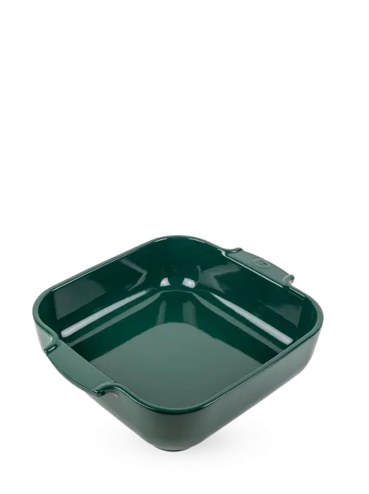 Peugeot Appolia Square Ceramic Baking Dish – 28 Cm, Forest Green 1