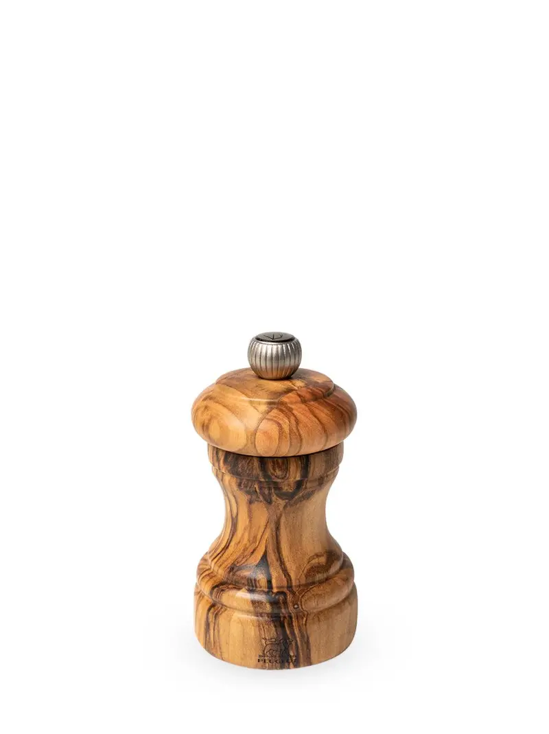 Peugeot Bistro Pepper Mill – 10 Cm Olive Wood Handle 1