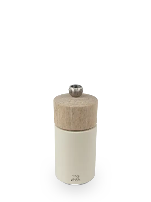 Peugeot Boreal Salt Mill In Feather White, 12 Cm – Ceramic Mechanism 1