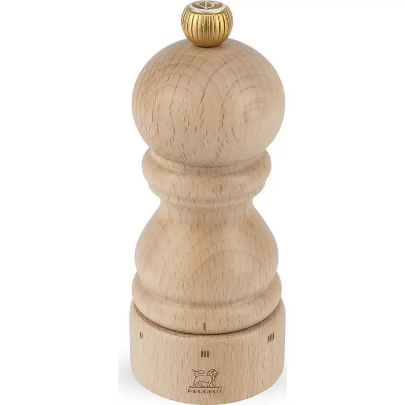 Peugeot Paris U'Select Z Salt Mill – 12 Cm Natural Wood Finish 1