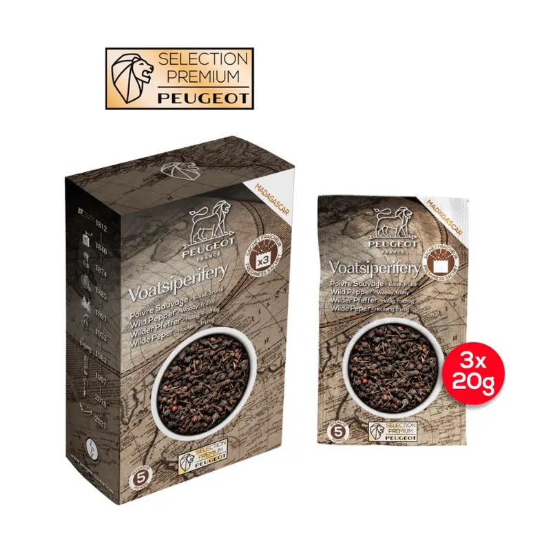 Peugeot Voatsiperiphery Wild Black Peppercorns (60G) 1