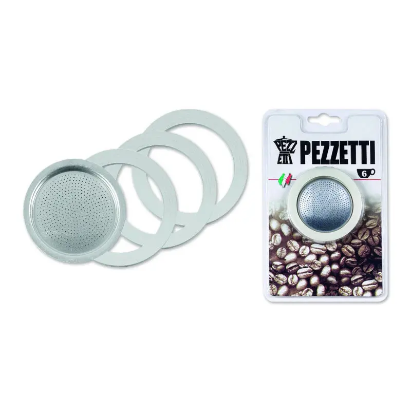 Pezzetti Italexpress 6-Cup Replacement Filter And Seal Kit 1