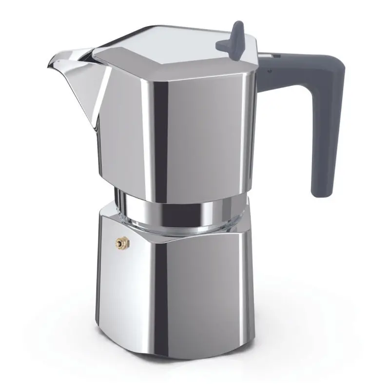 Pezzetti Pentaexpress 6-Cup Aluminium Moka Pot 1