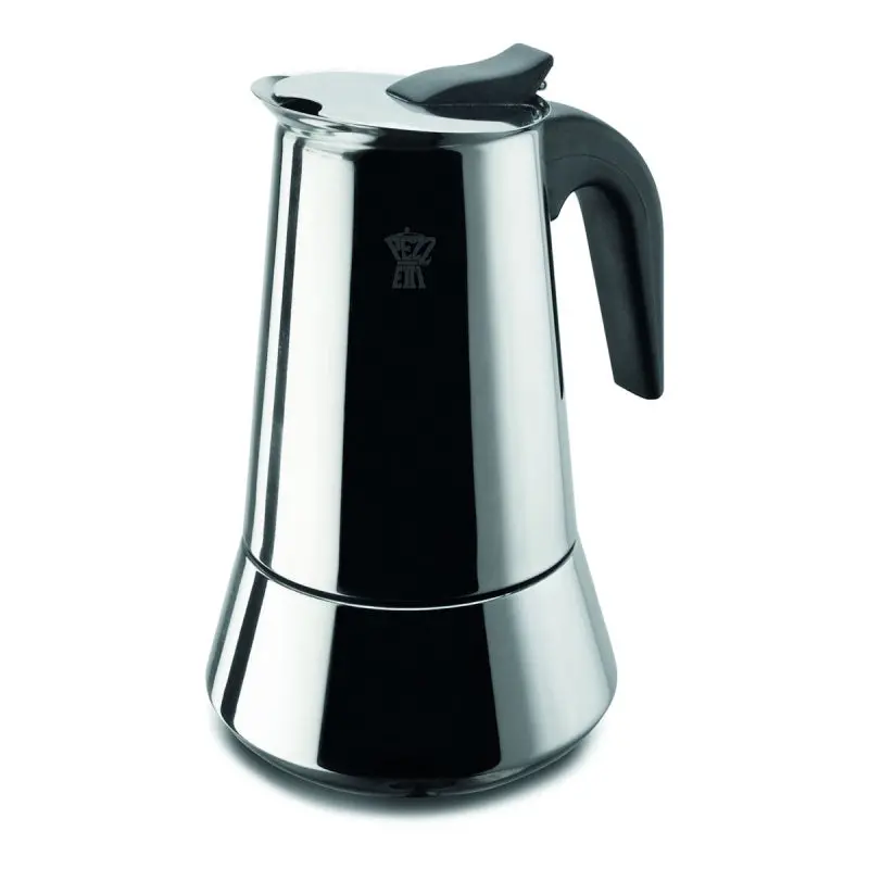 Pezzetti Steelexpress 6-Cup Stainless Steel Moka Pot – Silver 1