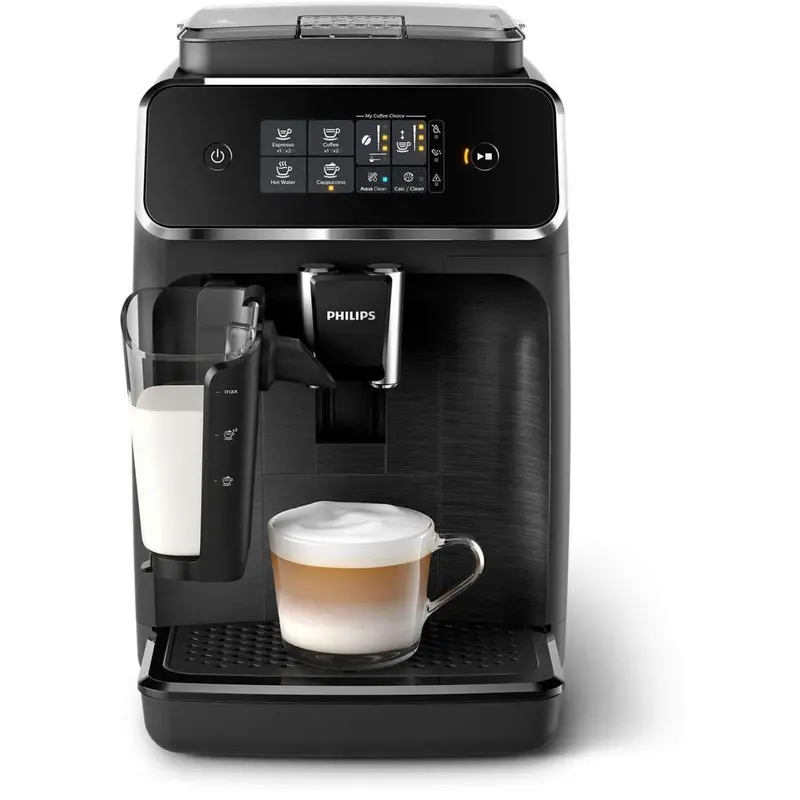 Philips Saeco Lattego Ep2230/14 Fully Automatic Espresso Machine – Black Finish 1