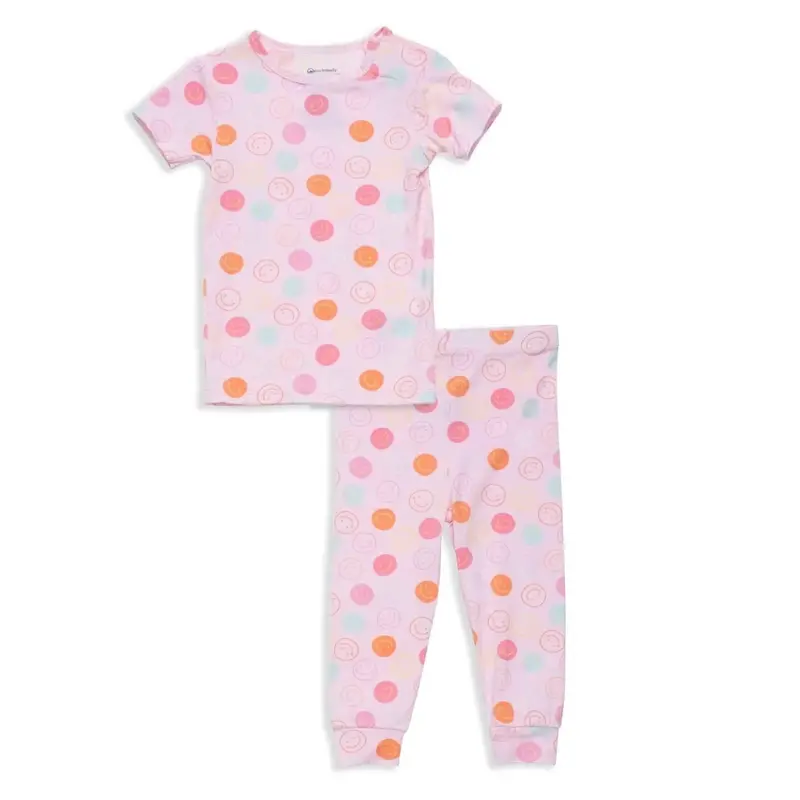 Pink Smile Magnetic Short-Sleeve Pajama Set 1