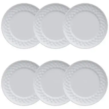 Pissan Dessert Plate Set – 6-Piece Ceramic Collection 1