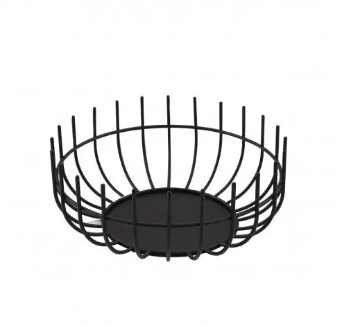 Point Virgule Black Wire Mesh Bowl – 30 Cm Diameter 1