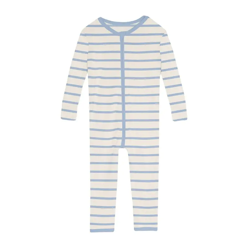 Pond Sweet Stripe Zippered Convertible Sleeper 1