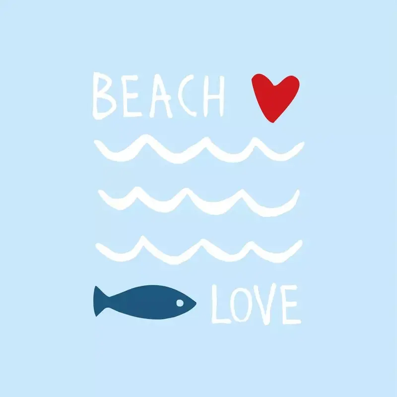 Ppd Seaside Beachlove Coastal Napkins – 33 × 33 Cm 1